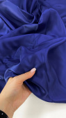 Подкладочная ткань синяя (вискоза 100%), ширина 140 см Италия ПИС/140/56149