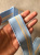 Подвяз голубой с полосами песочного цвета (комфортный мягкий полиэстер), размер 4*95 см ПКГ/95/56264 по цене 295 руб./штука