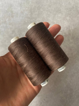 Нитки №120 Gutermann оттенок ореховый (полиэстер, намотка 1000 м) арт 120/672 по цене 260 руб./штука