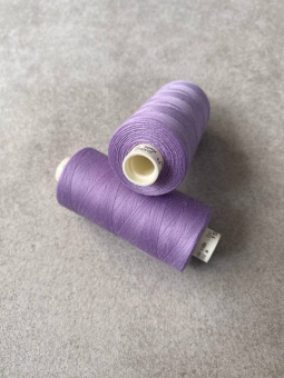 Нитки №120 Gutermann оттенок светло-сиреневый (полиэстер, намотка 1000 м) арт 120/158 по цене 260 руб./штука
