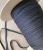 Киперная лента в цвете графит (хлопок), ширина 0,4 см Италия КИГ/4/33026 по цене 19 руб./метр