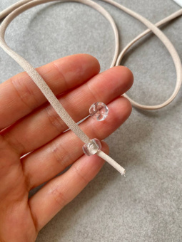 Наконечник прозрачный (пластик), размер 0,9 см (отверстие 0,4 см) Италия НИП/6/61116 по цене 9 руб./штука