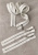 Молния неразъёмная цвет молочный длина 20 см, звено Т6 металл цвет серебро МКМ/20/60084 по цене 383 руб./штука