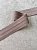 Тесьма отделочная цвет какао с разделительной полосой посередине (полиэстер), ширина 2,4 см Италия ТИК/24/31907