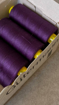 Нитки №150 Gutermann Mara цвет темно-фиолетовый (полиэстер, намотка 1000 м) арт 150/3132 по цене 227 руб./штука