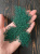 Декоративный пришивной элемент D&G "изумрудный лист", размер 9*15 см Италия НИЗ/15/72401 по цене 395 руб./штука