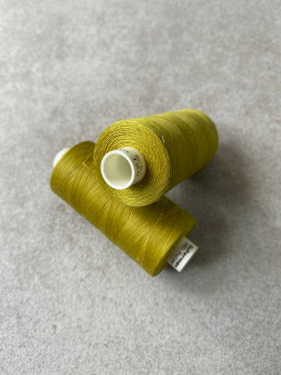 Нитки №120 Gutermann цвет оливково-жёлтый (полиэстер, намотка 1000 м) арт 120/286 по цене 260 руб./штука