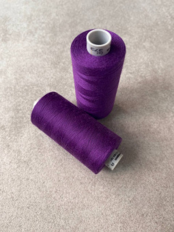 Нитки №120 Gutermann оттенок тёмно-пурпурный (полиэстер, намотка 1000 м) арт 120/373 по цене 260 руб./штука