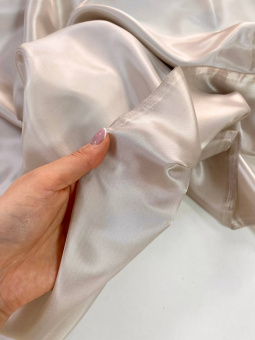 Подкладочная ткань цвет жемчужный (вискоза), ширина 140 см бренд Massimo Dutti ПИЖ/140/61011 по цене 655 руб./метр