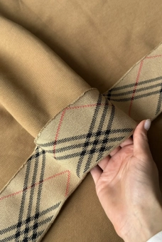 Подвяз цвет кэмел в клетку, размер 95*7,5см ШКК/95/61680 barb по цене 735 руб./штука