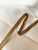 Кант коричневый с золотистым краем, ширина 0,9 см Италия КИК/9/61140 по цене 90 руб./метр