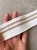 Подвяз белый с полосами бежево-песочного цвета, 4*95 см ПКБ/40/87907 по цене 295 руб./штука