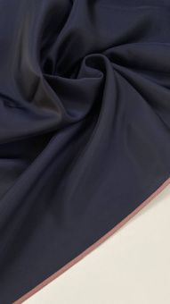 Подкладочная ткань темно-синяя (вискоза 100%), ширина 140 см Италия ПИС/140/56156 по цене 647 руб./метр