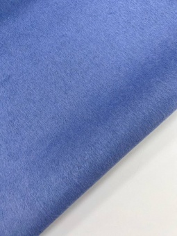Пальтовая шерсть «Piacenza» голубая, двухсторонняя, 80% шерсть 20% кашемир,  ширина 155 см Италия ШИГ/155/19166 по цене 4 198 руб./метр