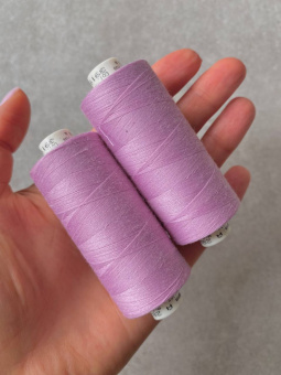 Нитки №120 Gutermann оттенок розово-сиреневый (полиэстер, намотка 1000 м) арт 120/3919 по цене 260 руб./штука