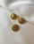 Пуговицы на ножке металл цвет золото/чёрный, размер 1,8 см ПКЗ/18/61123 по цене 110 руб./штука