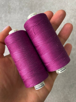Нитки №120 Gutermann цвет фиолетовая фуксия (полиэстер, намотка 1000 м) арт 120/6747 по цене 260 руб./штука