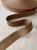 Киперная лента коричневая (полиэстер), ширина 2,5 см Италия ТИК/25/71527 по цене 119 руб./метр