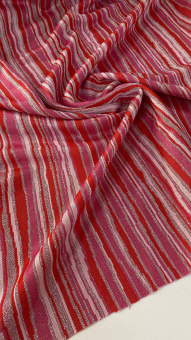 Трикотаж принт Missoni (вискоза 50%, полиэстер 25%, люрекс 25%), оттенки красный/розовый, ширина 160 см Италия МИР/160/56466 по цене 5 147 руб./метр